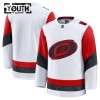 Lasten NHL Carolina Hurricanes Pelipaita Custom 2025-26 Fanatics Premium Vieras Valkoinen